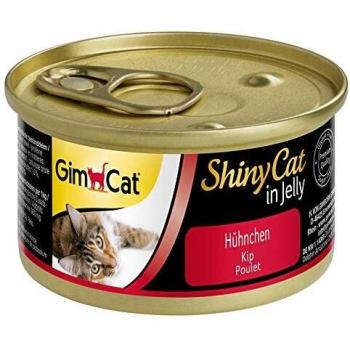 GimCat ShinyCat in Jelly 24x70g Hühnchen