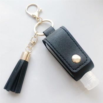 Leather Keychain Holder for 30ml Hand Sanitizer