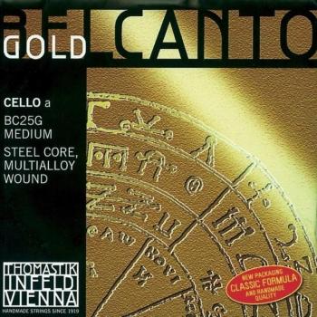 Gold Belcanto 4‑Size Cellist G‑String