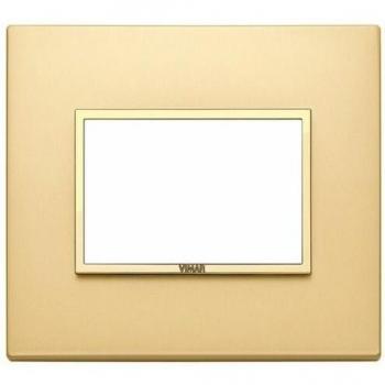 Placca 3M Oro Totale Satinato Vimar – Codice 21653.G10