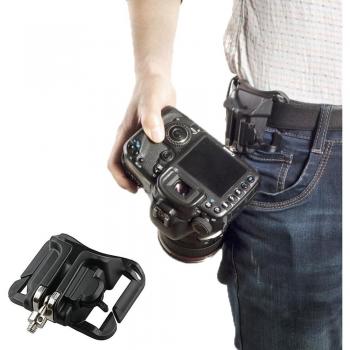 Ceinture d'appareil photo Besegad, sangle ajustable pour reflex numérique, boucle de bouton, charge maximale de 20kg