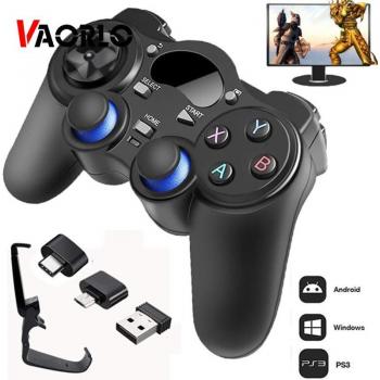VAORLO 2.4G Bluetooth‑Like Gamepad – Cross‑Platform Joypad for PS3, PC, Android, Raspberry Pi