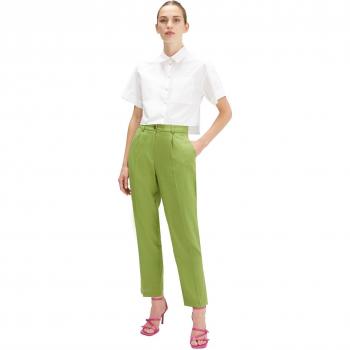 Motivi Pantalón Mujer Zanahoria de Lino