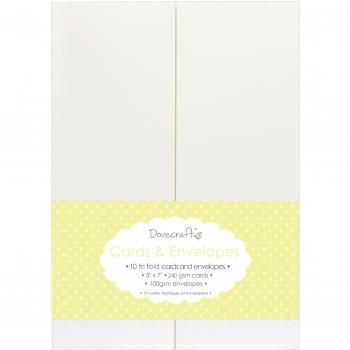 Dovecraft Trifold Kraft Cards with Envelopes 5 x 7-inch