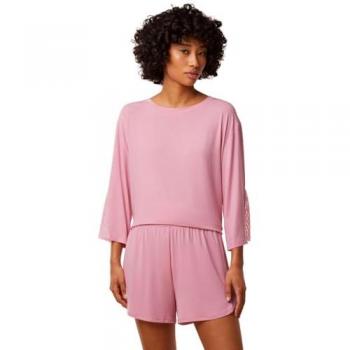 Triumph Damen Homewear Pyjamashorts Aura Spotlight in Lichtrosa 42
