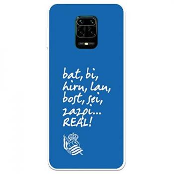 Fundas deportivas Xiaomi Redmi Note 9S Real Sociedad Real Grito Afición