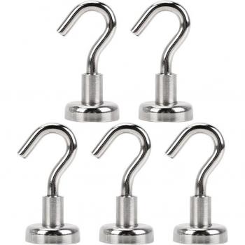 5 pcs Super Suction Hooks for Wall Storage in Kitchen
