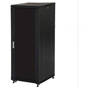 ARMADIO RACK 19 27U (A)1388 (L)600 (P)1000 COLORE NERO PORTA VETRO