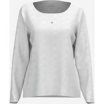 JOOP! Pyjama-Oberteil mit Logo-Stitching – Weiß – 36 – Frauen