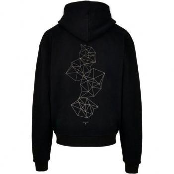 Herren Kapuzenpullover F4NT4STIC, Geometrisches Design, Größe S, schwarz
