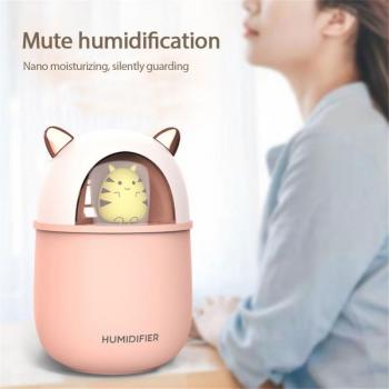 LED Night Light Mini Humidifier for Car and Home