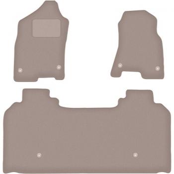 Tapis de sol Dodge RAM 1500 long en velours beige (2019)