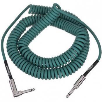 Fender Contour 30‑foot Coiled Sherwood Green Cable