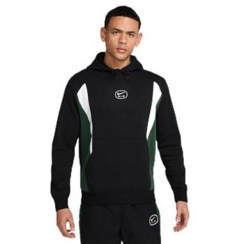 Nike Herren Hoodie Swoosh Air Fleece Schwarz Größe S