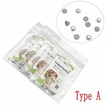 Fsu 50 boutons d’orthodontie linguale – base ronde pour colmatage