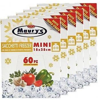 MAURY'S SET 6 SACCHETTI GELO FRIGO FREEZER A TRIPLO STRATO ISOLANTE
