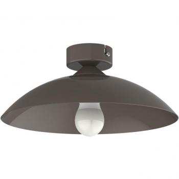 Flash Lumicom Plafoniera 30cm, 1X E27, 42W, Metallo Torto‑Lucido