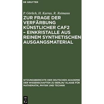 Zur Frage der Verfärbung künstlicher CaF2