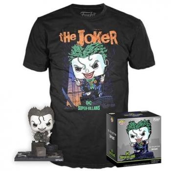Super Vainqueur Joker Jim Lee : Pop Funko + T‑shirt L