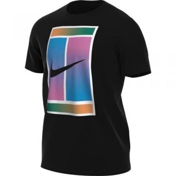 Nike Men's Black Court Dri-Fit Heritage Tee