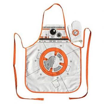 Grembiule Star Wars SD Toys in Poliestere Trasparente (Bianco/Arancio) 3×3×3 cm