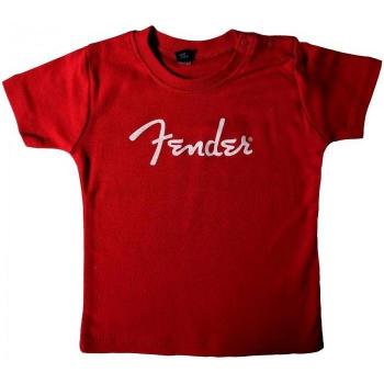 T-shirt Logo Fender pour Tout-Petit Rouge 6-12 Mois