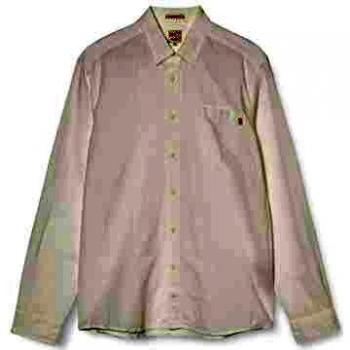 Hackett HKT GMTDYE LN, Chemise casual Homme, Blanc (Optic White 802) L