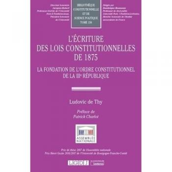 L'écriture des lois constitutionnelles de 1875