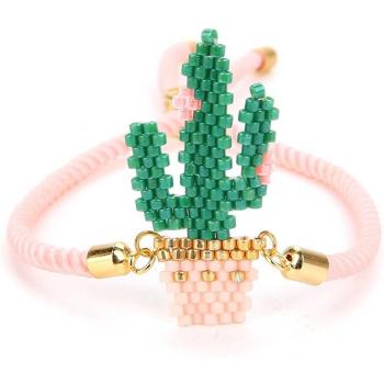 Bracelet en perles Boho cactus pour fille