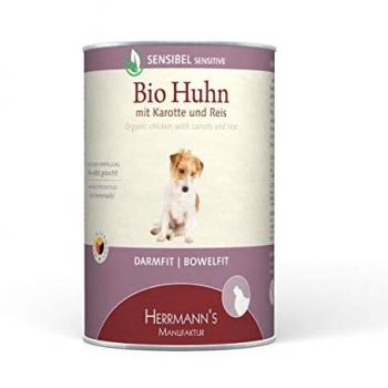Herrmann's Bio Huhn mit Karotte & Reis 48 x 400 g