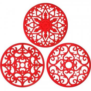 Heat-Resistant Silicone Trivet Pad