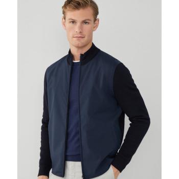 Cardigan Masculino Híbrido de Hackett London en Lana y Nylon