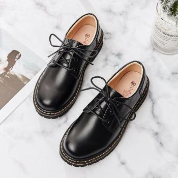 Cuir Synthétique Derby Femme