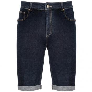 Milanoro – Short jeans tendance homme, noir‑bleu, taille XXL