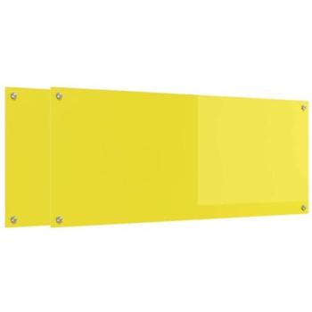 SunnyGlaze Kitchen Wall Panel – 120 x 50 cm, Dual Piece Tempered Glass