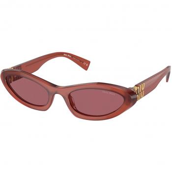 Lentes de Sol Cuadrados Miu Miu MU09YS 10M08S Rojos