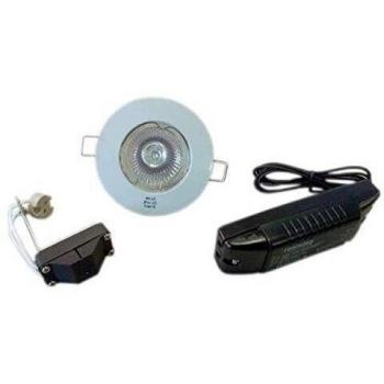 Spot encastré blanc Alufix avec transfo 50W
