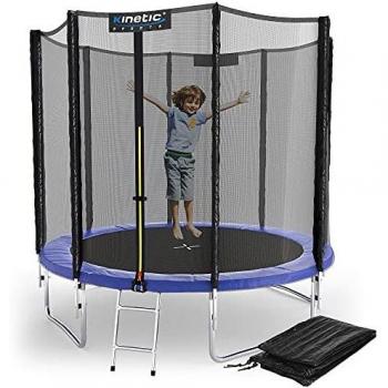 Kinetic Sports Gartentrampolin TPLS08 Ø 244 cm Blau