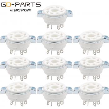 10PCS Chassis Mount 8 Pin Tube Sockets