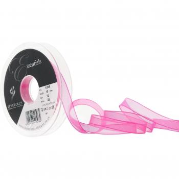 Tira de Tela Rosa Neon Súper Transparente 10 mm × 25 m