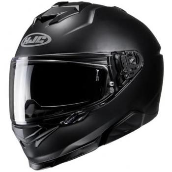 HJC Motorradhelm HJC i71 Solid Semi schwarz matt L, Integralhelm für Männer und Frauen