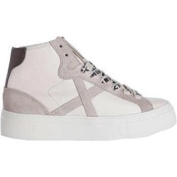 Tênis Casual Feminino MUNICH NIM 19 Branco e Cinza
