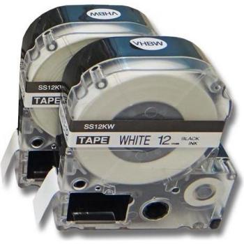 Cassettes à ruban VHbw 12 mm pour KingJim SR180