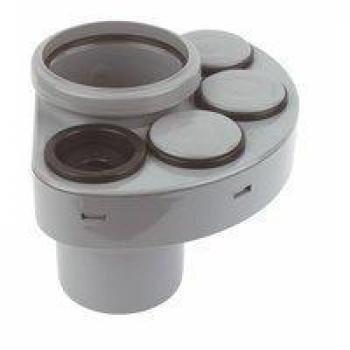 FloPlast 110mm Soil Manifold Grey
