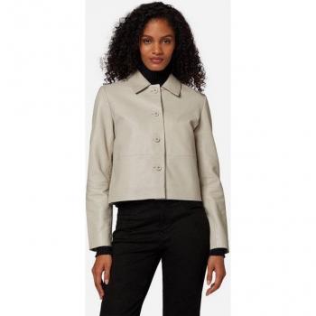 Cecila Bolero-Lederjacke mit Kragen