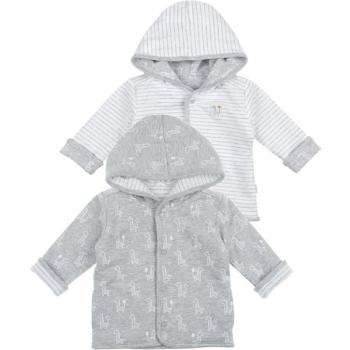 Feetje Giraffe Jacke Grau Melange Gr. 74