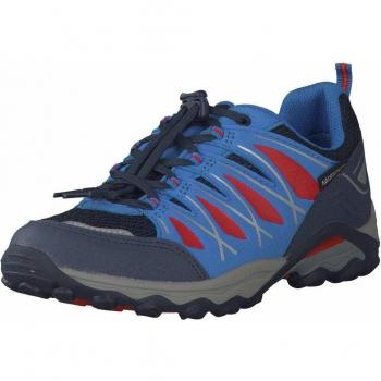 Meindl Kinderturnschuhe 2103‑18 – Bergstil, Hellblau und Rot Blau