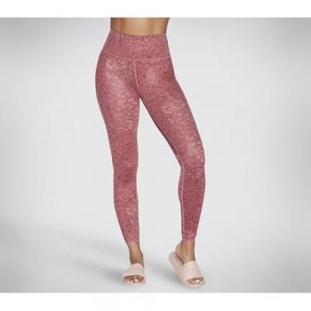 Dark Pink Go Sculpt Leopard Legging Pants – Small