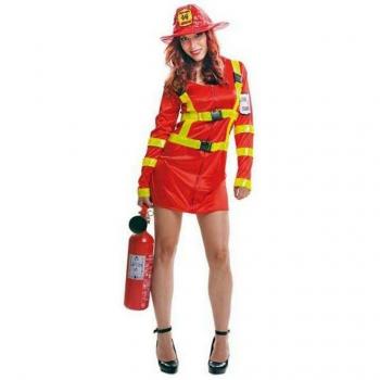 My Other Me Feuerwehrfrau Kostüm für Erwachsene (XL)