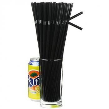 Black Bendy Straws 10.5inch x 1000